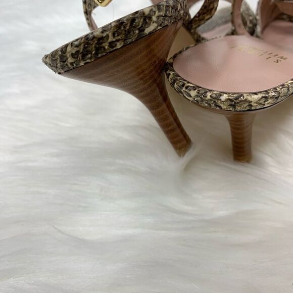 Stuart weitzman snakeskin slingback sandals - Picture 4 of 7